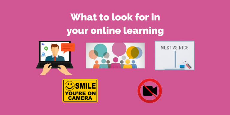 CM Learning - what to look for in your online learning
